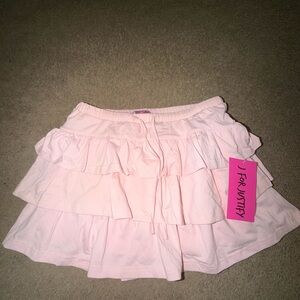 Pink Ruffle Skort